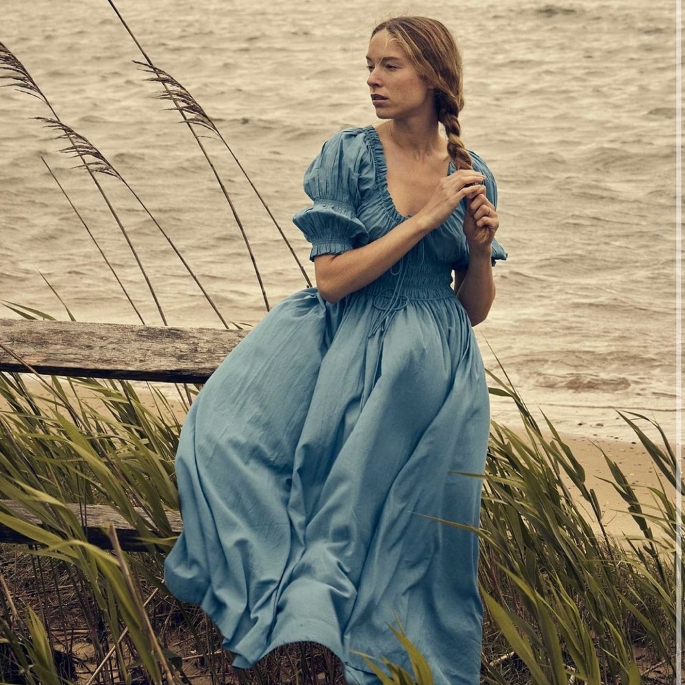 Doen Ischia Dress - Medallion Blue - XS